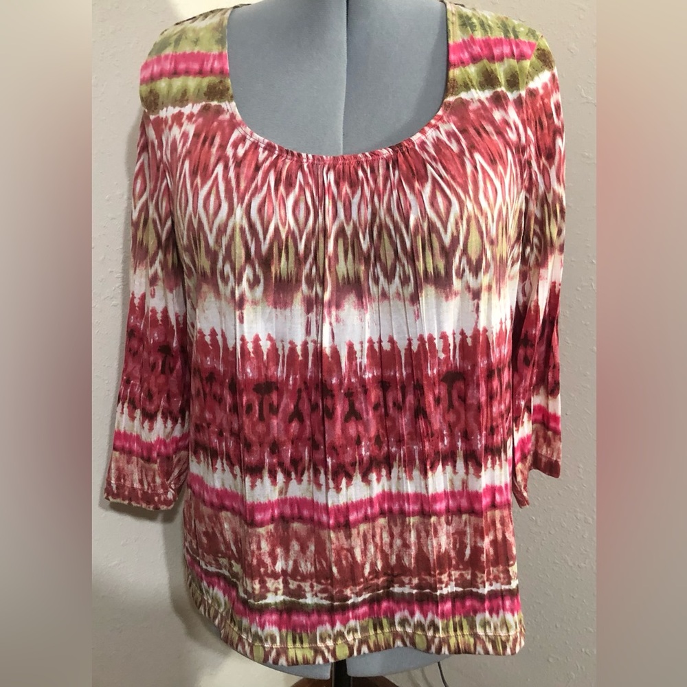 Chico’s size 2 with 3/4 length sleeve top